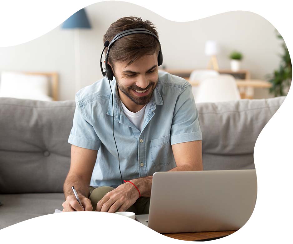 Partners - working from home. Partners - working from home.
